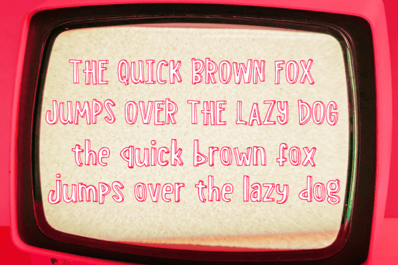 Cartoon 3d Font - Preview 3