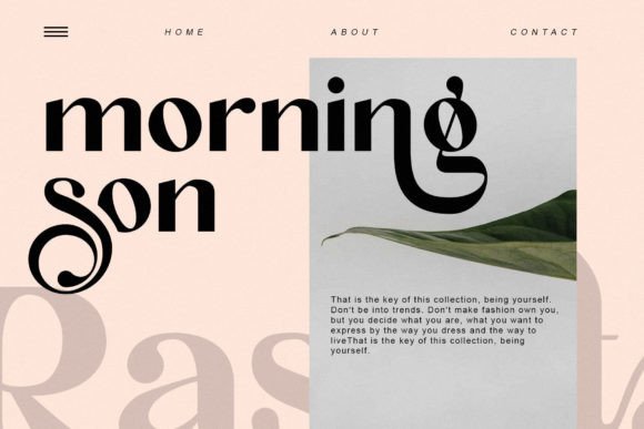 Detha Rasigta Font PNG with transparent background - Preview 2
