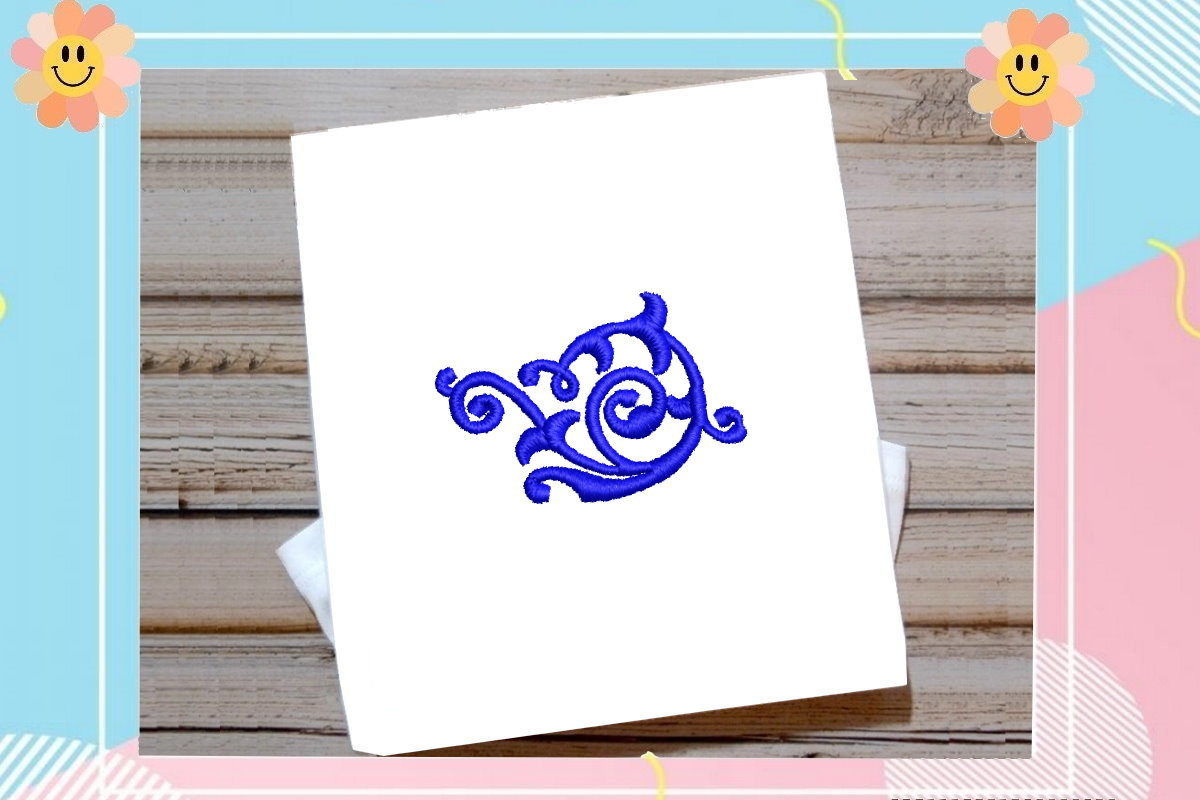 Elegant Blue Border