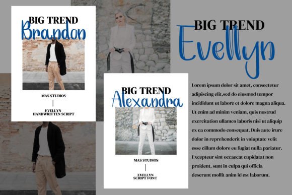 Evellyn Font - Preview 1