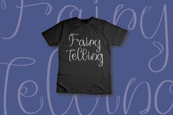 Fary Telling Font PNG with transparent background - Preview 3