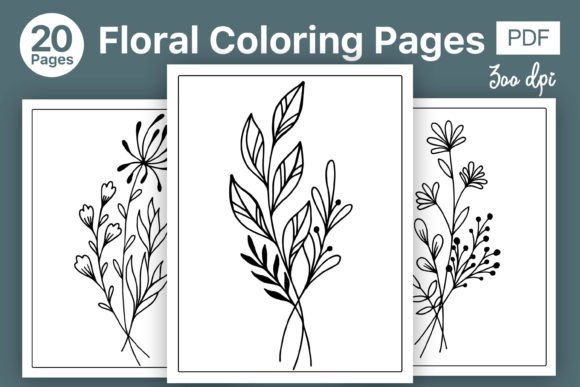 Flowers Colouring Pages for Adults