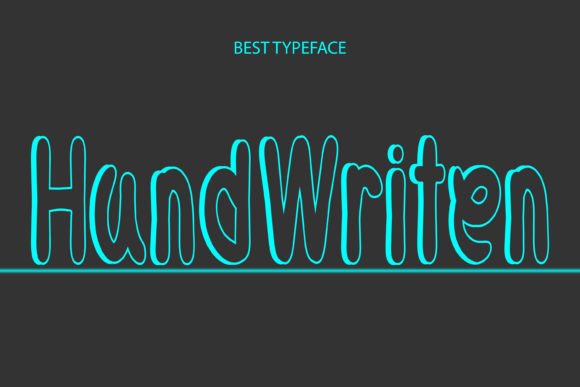Handwritten Font - Preview 1