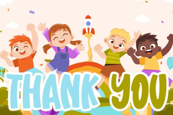 Kids Lemon Font PNG with transparent background - Preview 4
