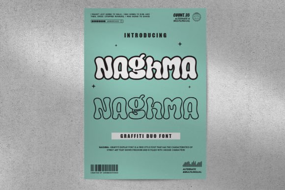 Naghma Font PNG with transparent background - Preview 2
