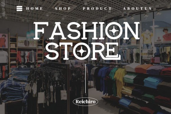 Reichiro Font PNG with transparent background - Preview 2