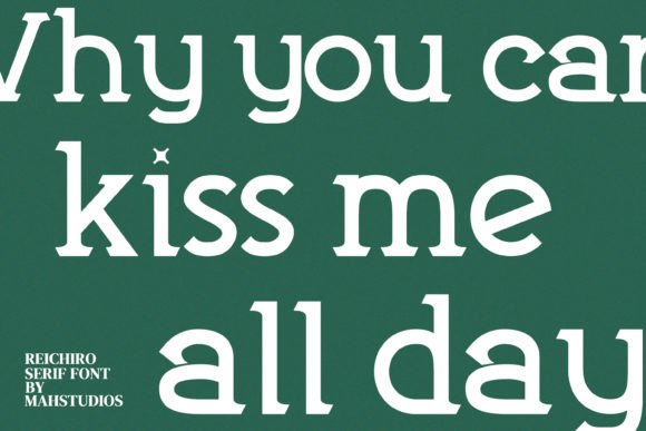Reichiro Font PNG with transparent background - Preview 6