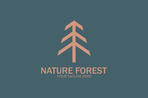 Nature Forest Icon Line Art Style Icon