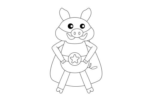 Superhero Boar