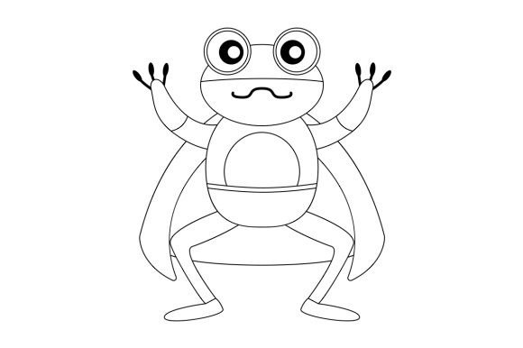 Superhero Frog