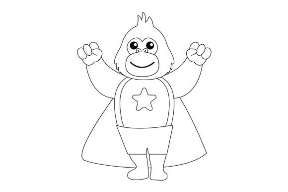 Superhero Gorilla