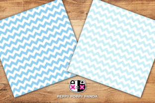 Chevrons Digital Paper Graphic by Peppy Poppy Panda · Creative Fabrica