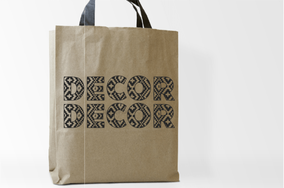 Crochet Fabric Font font preview - 3