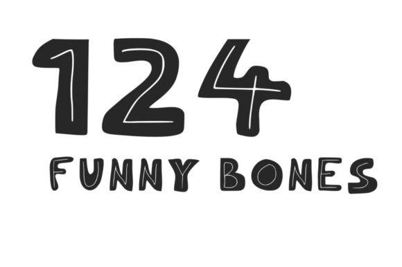 Funky Skeleton Regular Font PNG with transparent background - Preview 2