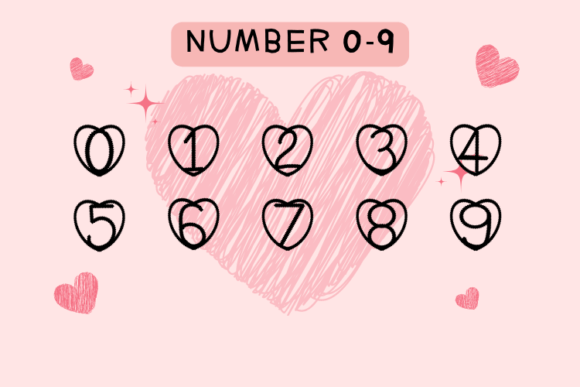 Heart Zig Zag Font - Preview 2