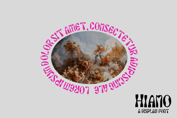 Hiano Font PNG with transparent background - Preview 6