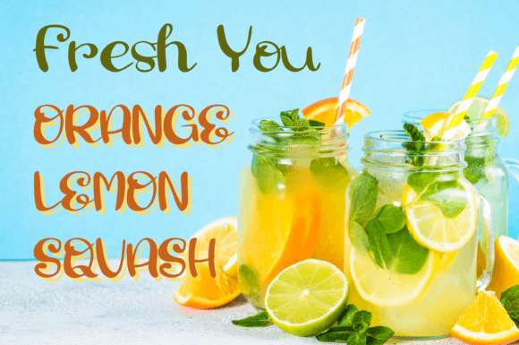 Lemon Sage Font PNG with transparent background - Preview 3