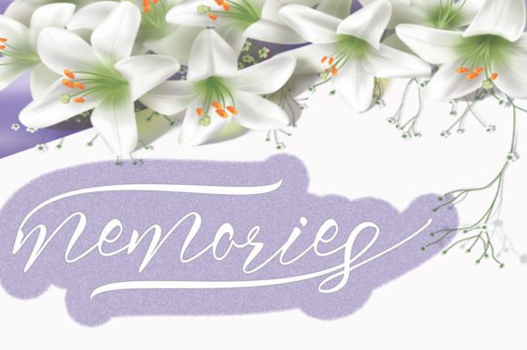 Love Mellissa Font PNG with transparent background - Preview 1