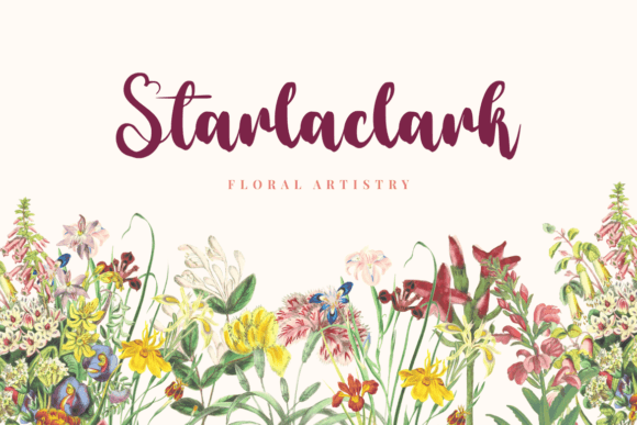 Lovely Clara Font PNG with transparent background - Preview 5