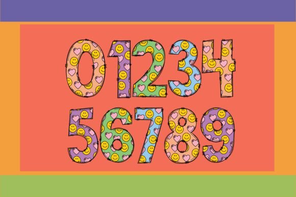 Over Love Font PNG with transparent background - Preview 2