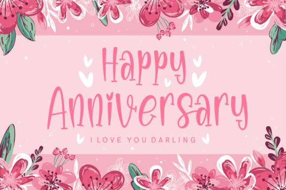 Romantic Time Font PNG with transparent background - Preview 2