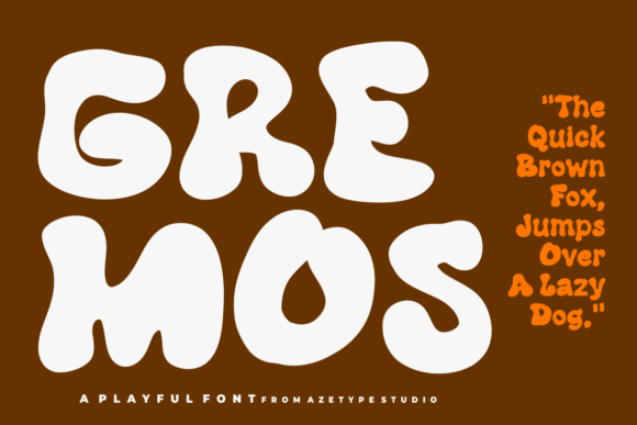 Gremos Display Font By Azetype