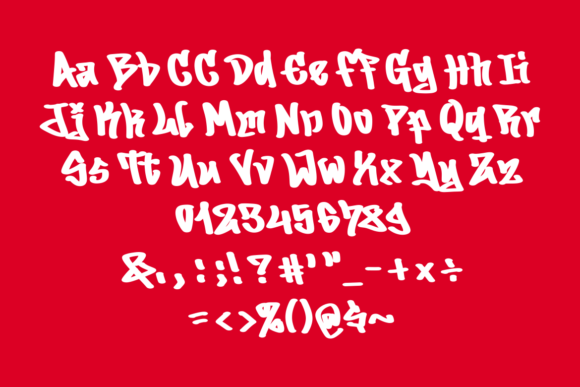 Shockal Font PNG with transparent background - Preview 3