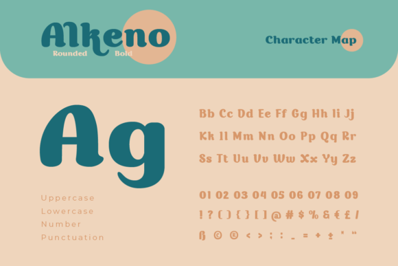 Alkeno Font - Preview 1