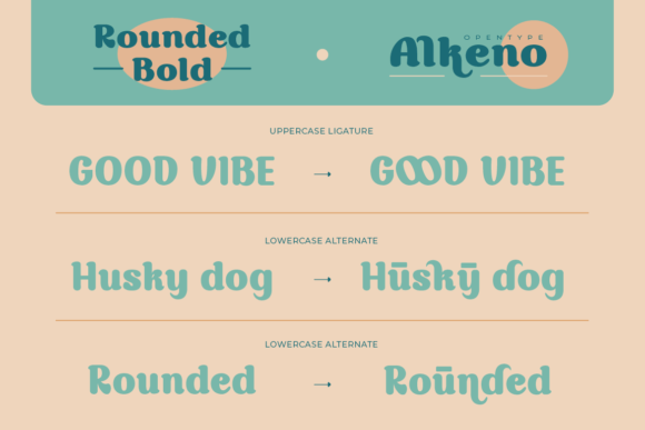 Alkeno Font - Preview 4