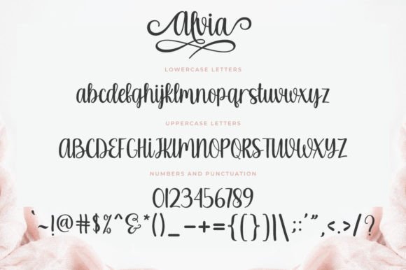 Alvia Font - Preview 3