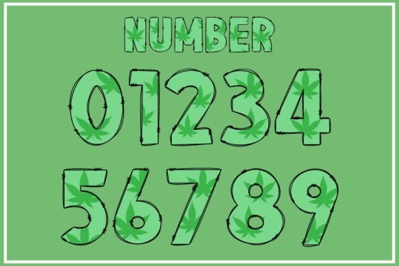 Cannabis Font - Preview 1
