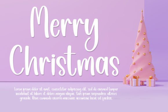 Day of Christmas Font PNG with transparent background - Preview 1