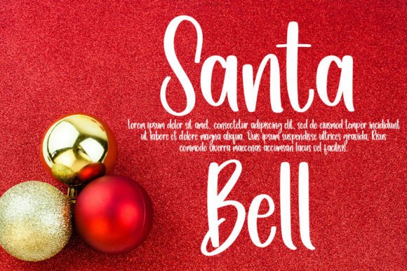 Day of Christmas Font PNG with transparent background - Preview 3