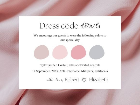 cute dress code wording Wedding Dress Code Wording