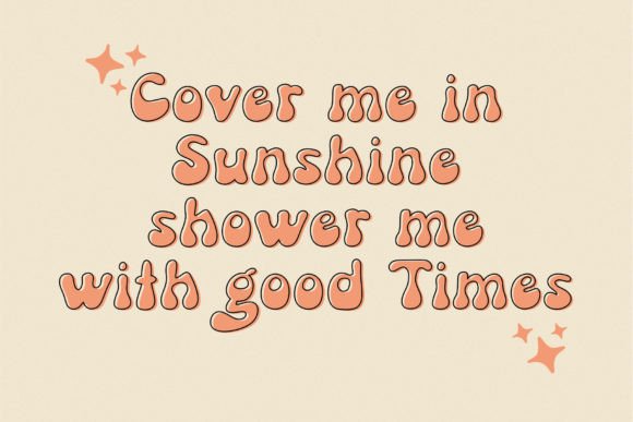 Flabbio Groovy Font - Preview 1