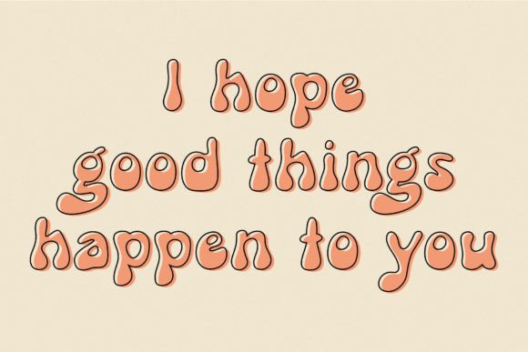Flabbio Groovy Font - Preview 4