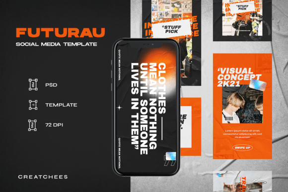 Futurau Social Media Template Graphics