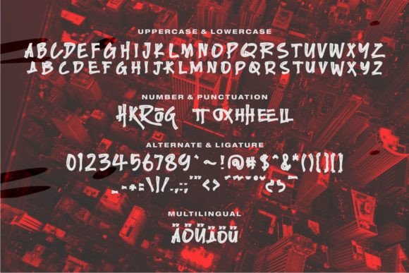 Gogok Font PNG with transparent background - Preview 5