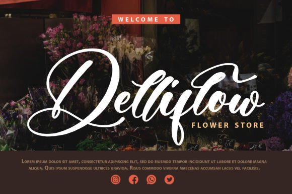 Hollylow Font PNG with transparent background - Preview 1