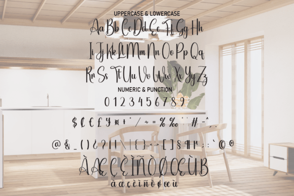 Kitchenette Font PNG with transparent background - Preview 6