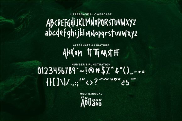 Kohang Font PNG with transparent background - Preview 5