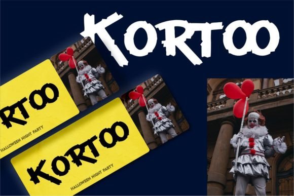 Komar Font PNG with transparent background - Preview 3