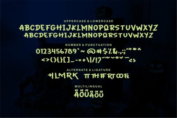 Komar Font PNG with transparent background - Preview 5