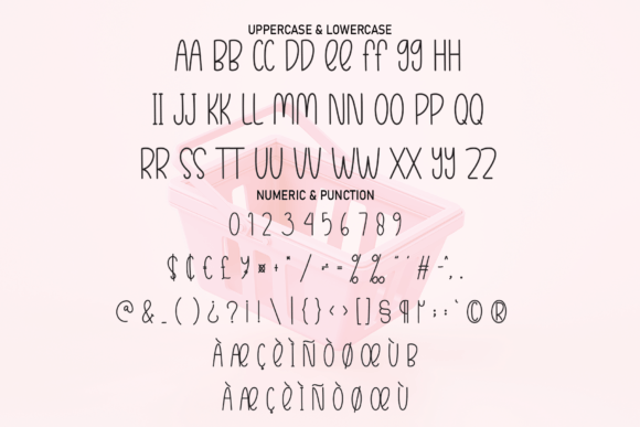 Market Creative Font PNG with transparent background - Preview 5