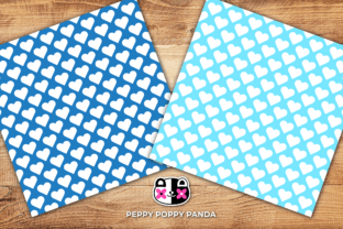 Mini Hearts Digital Paper Graphic by Peppy Poppy Panda · Creative Fabrica