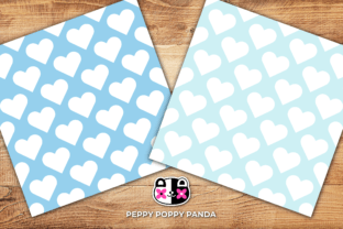 Pastel Hearts Digital Paper Graphic by Peppy Poppy Panda · Creative Fabrica
