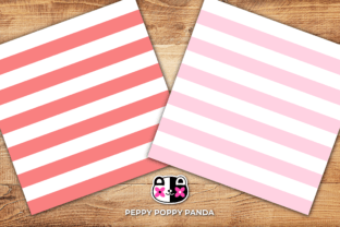 Pastel Stripes Pattern Graphic by Peppy Poppy Panda · Creative Fabrica