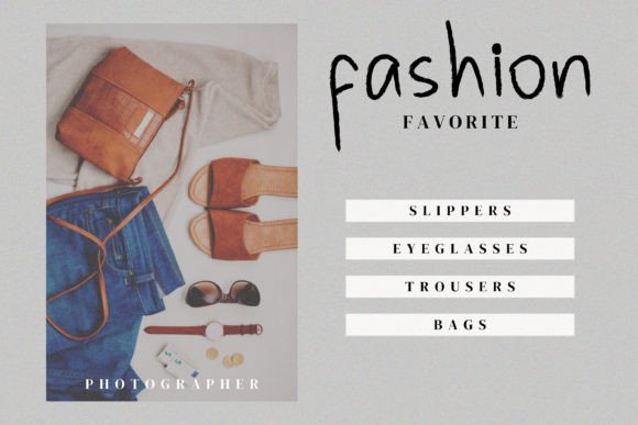 Rushting Font PNG with transparent background - Preview 1