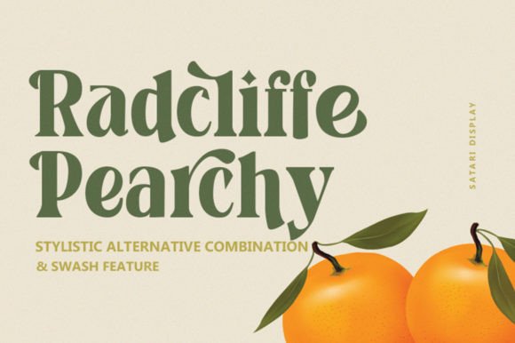 Satari Font PNG with transparent background - Preview 3