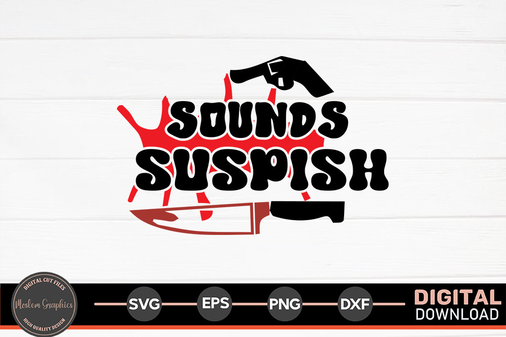 Sound Suspish - True Crime SVG Graphic by Moslem Graphics · Creative ...